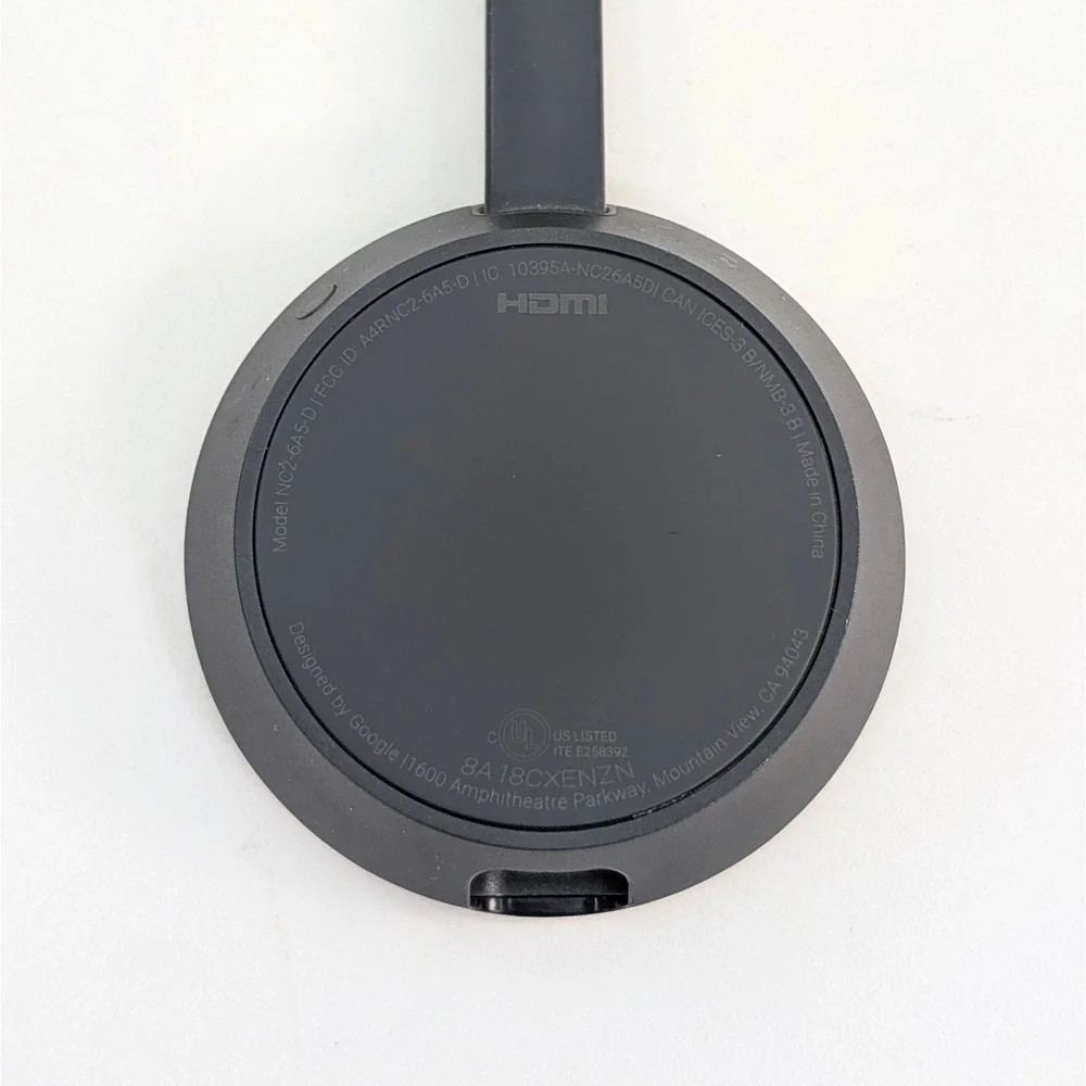 Google Chromecast Ultra 4K HDR Streaming Media Player Black NC2-6A5-D with Power